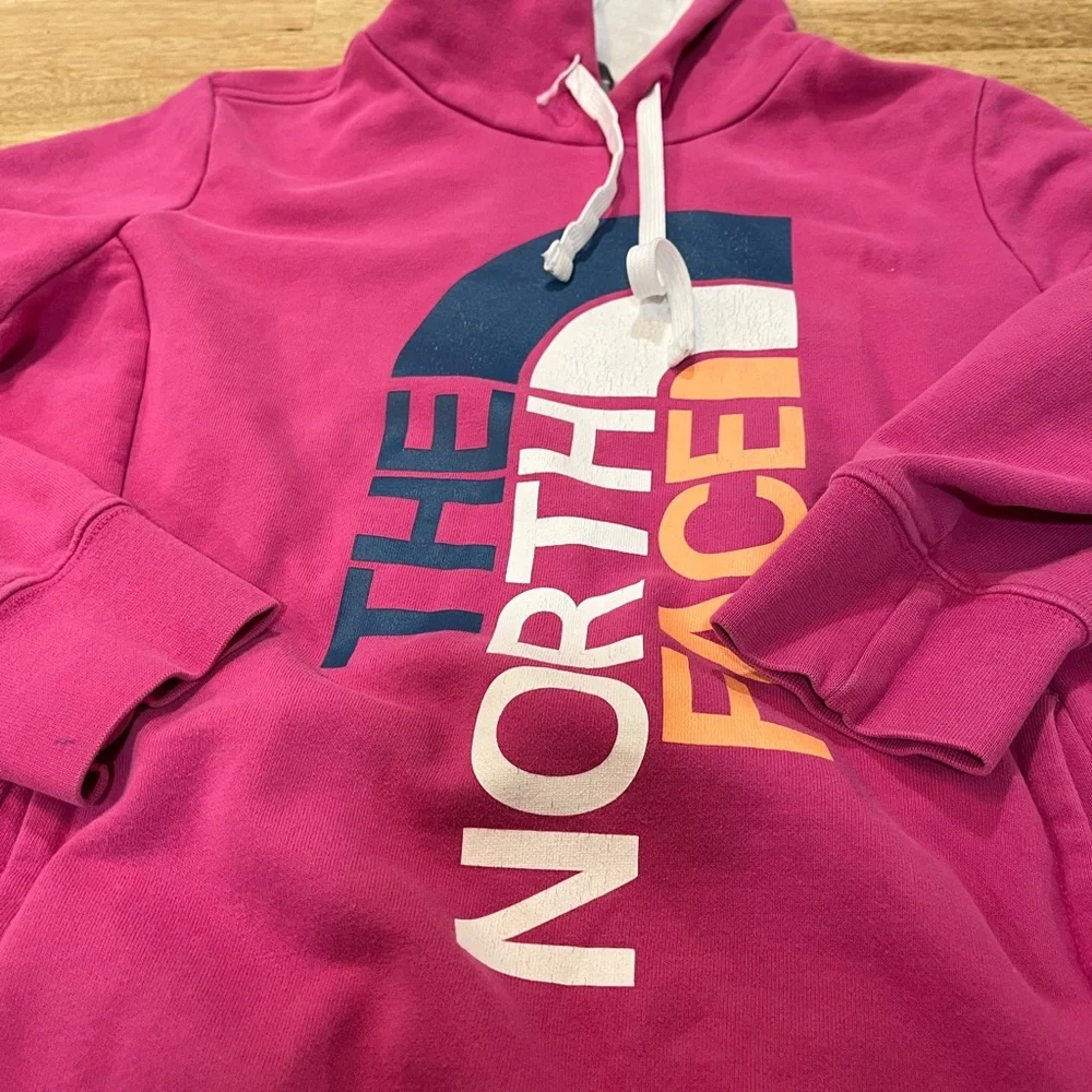 The North Face women’s pink hoodie hiking camping size medium - Picture 5 of 10